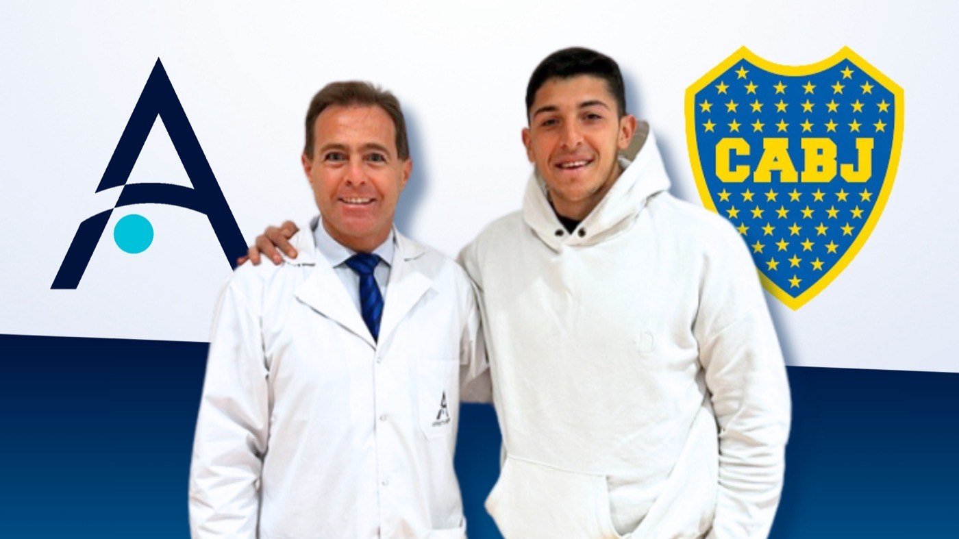 Leandro Brey junto al Dr. José Arrieta.