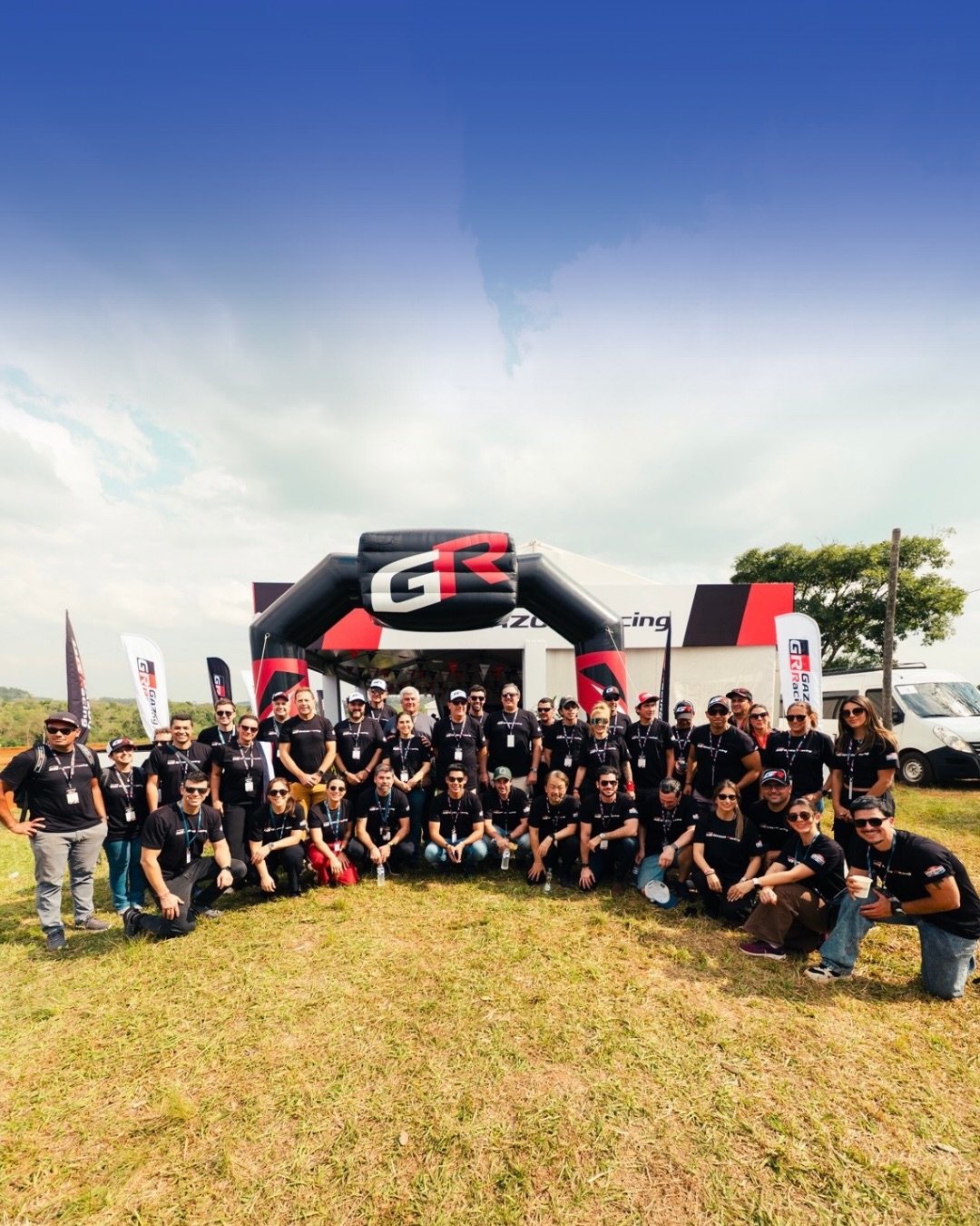 El equipo GR Toyota Gazoo Racing en el Rally del Paraguay 2026.