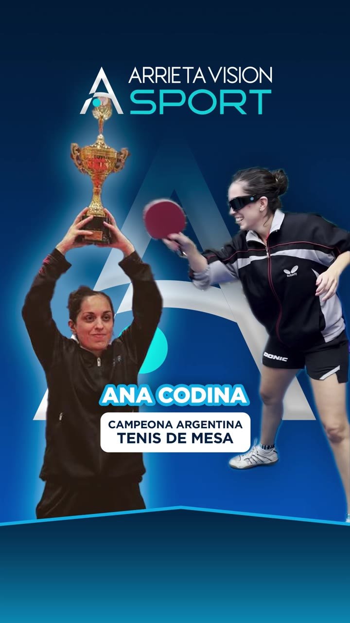 Ana Codina, campeona argentina de tenis de mesa