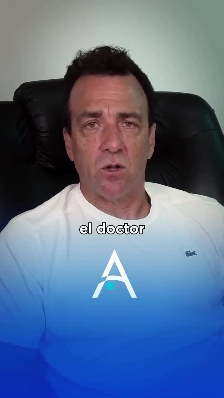 Franco Squillari junto al Dr. José Arrieta.